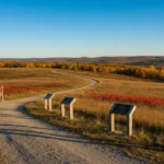 Scenic view of new National Historic Trail section in late 2026