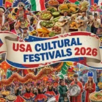 Top 5 USA Cultural Festivals 2026: Insider's Planning Guide Vibrant collage of diverse cultural festivals across the USA 2026