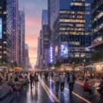 Post-Pandemic US City Breaks: What's Changed for Travelers in 2026 Vibrant US city street life post-pandemic in 2026